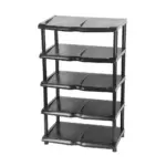 Perfektný regál na topánky Vám uľahčí uloženie topánok. Je dostatočne veľký - má až 5 poschodí