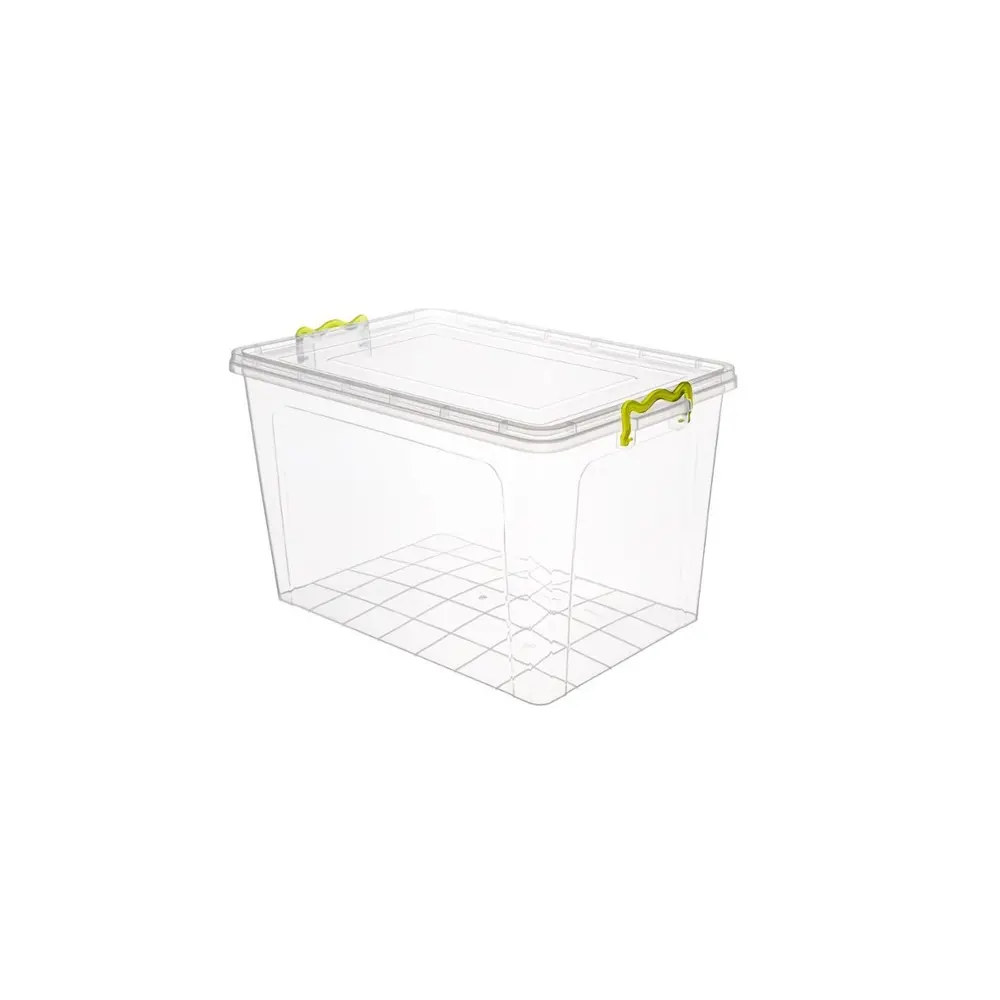 Pevný objemný box na rôzne použitie v domácnosti alebo v práci s vekom. Vyrobené s kvalitného plastu-dokonale priehľadný. 