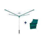 Vonkajší otočný sušiak s ľahkým otváraním a zatváraním. Odolný voči vplyvom počasia