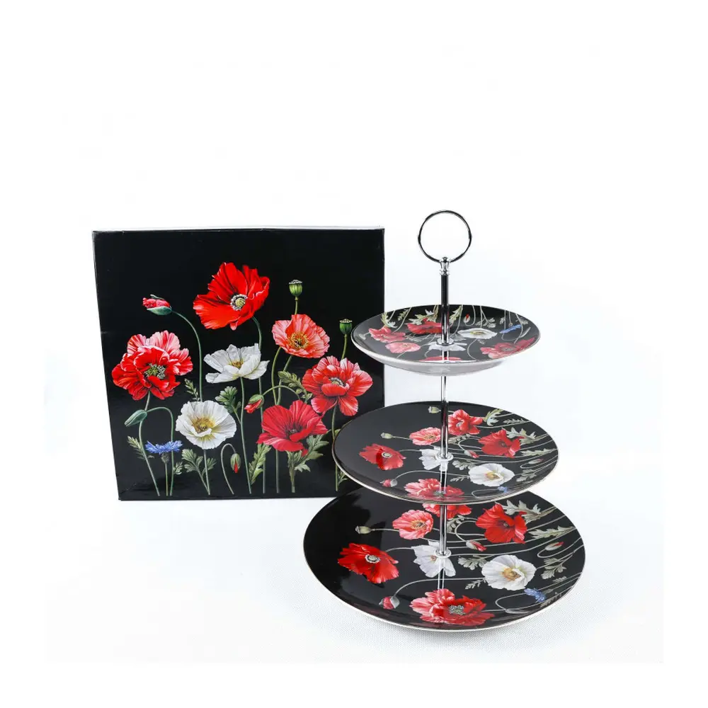 Obsah balenia: 1 ks tanier Ø 16 cm 1 ks tanier Ø 20 cm 1 ks tanier Ø 27 cm 1 ks súprava kovových nástavcov