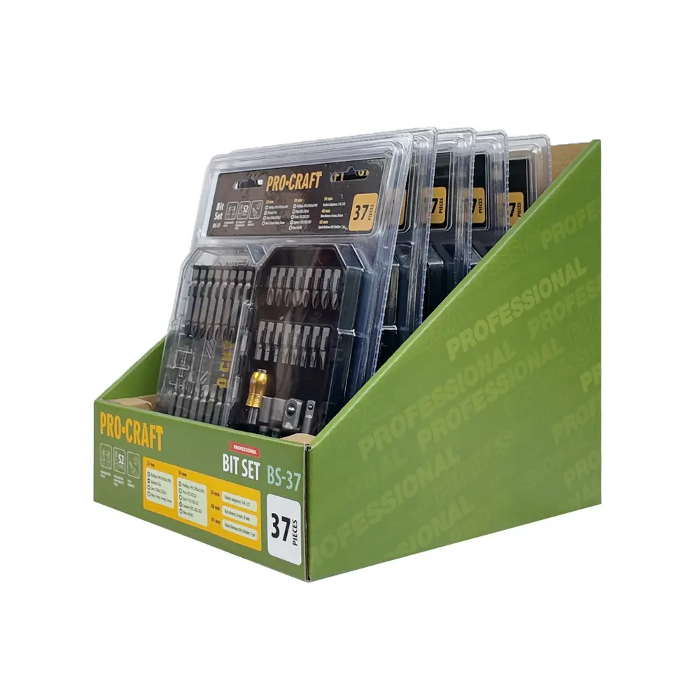 37-dielna sada bitov Procraft BS-3716 ks 25mm bitov Phillips: PH1