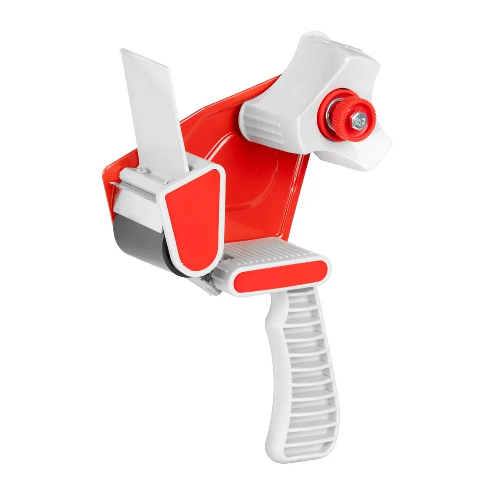 Držiak pásky Strend Pro je vhodný pre baliacu pásku do 50 mm. S nožom na odrezávanie pásky.