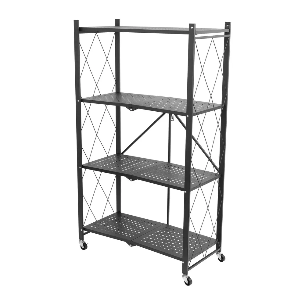 4-policový skladací a pojazdný regálMagicHome je praktický pomocník v domácnosti všade tam