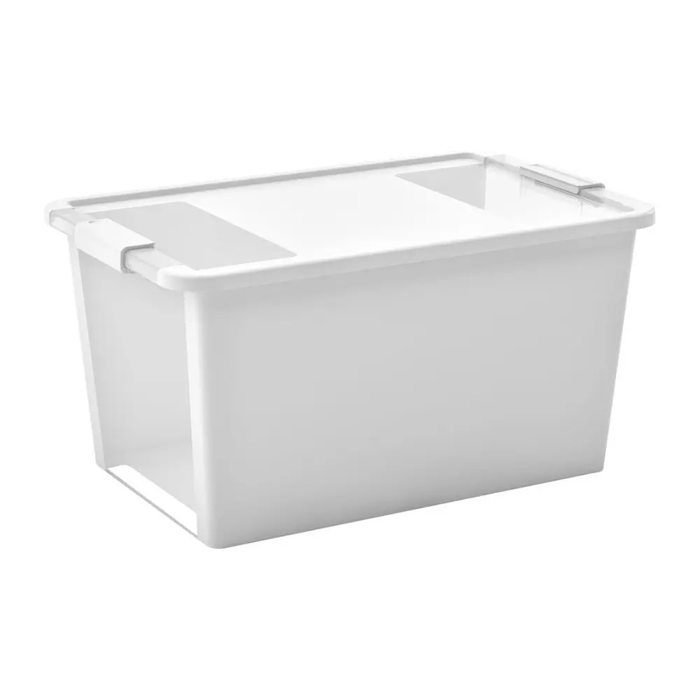 Úložný box KIS Bi-Box L s vekom dodá vášmu interiéru jedinečný prémiový nádych a dojem. Tento multifunkčný box predstavuje atraktívny a funkčný doplnok na uskladnenie najrôznejších predmetov a je ideálny na usporiadanie každej kúpeľne