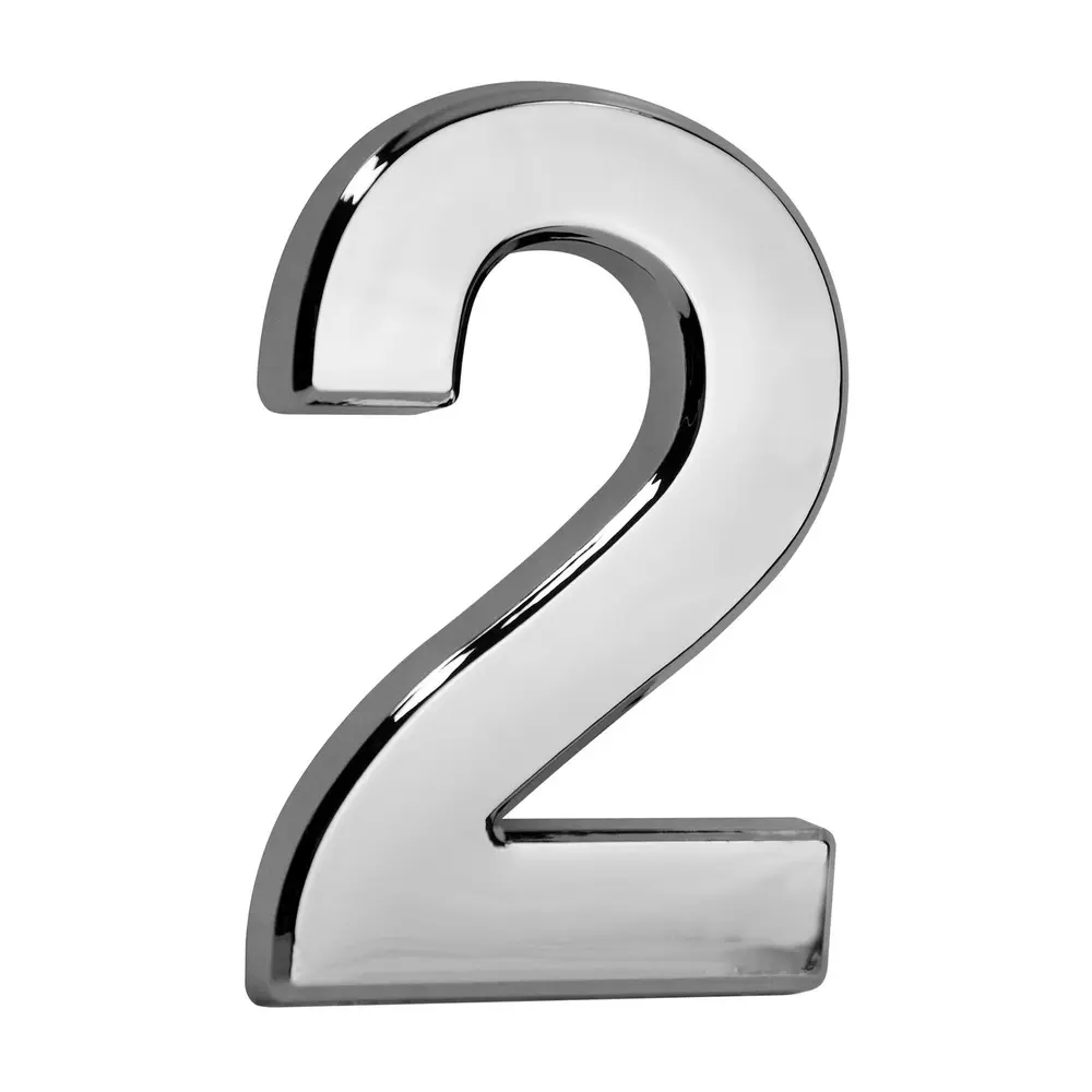 Číslo na dom MagicHome 2 v striebornej farbe môžete použiť na stredne hrubé a hladké povrchy. Pripevníte ho pomocou obojstrannej lepiacej pásky