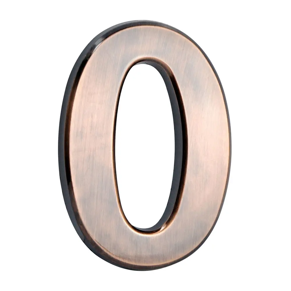 Číslo na dom MagicHome 0 v bronzovej farbe môžete použiť na stredne hrubé a hladké povrchy. Pripevníte ho pomocou obojstrannej lepiacej pásky