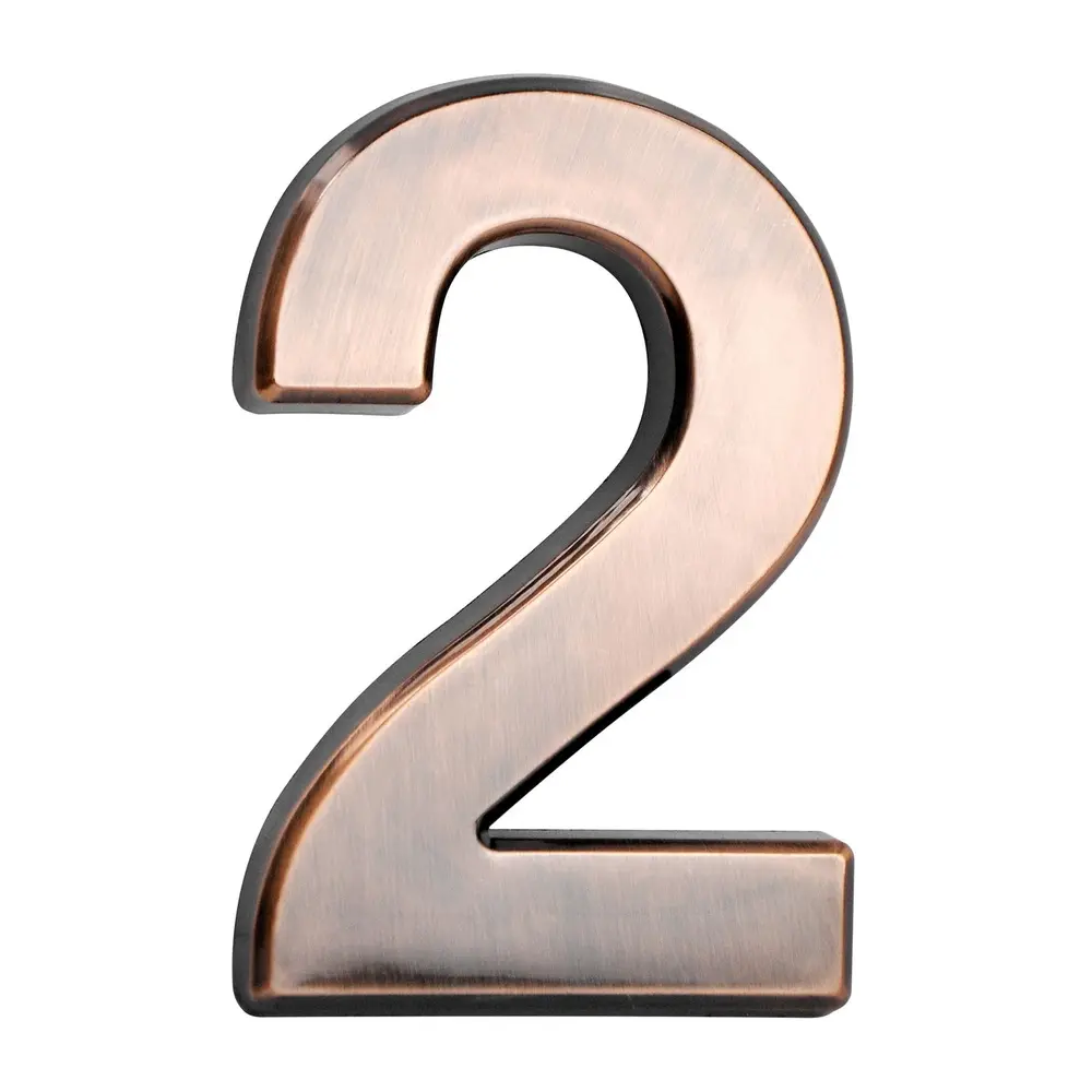 Číslo na dom MagicHome 2 v bronzovej farbe môžete použiť na stredne hrubé a hladké povrchy. Pripevníte ho pomocou obojstrannej lepiacej pásky