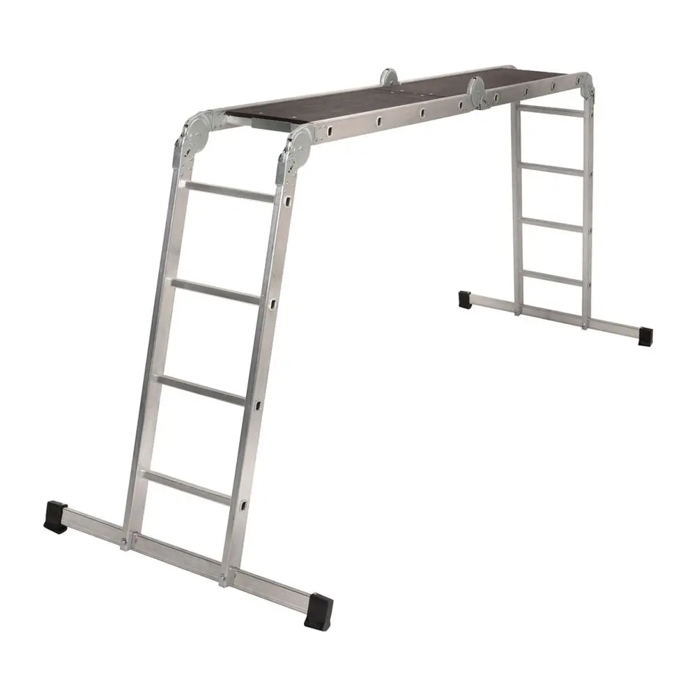 Univerzálny hliníkový rebrík pre pohodlie a širokú škálu možnosti pri práci.Jeho najväčšou výhodou je ľahký