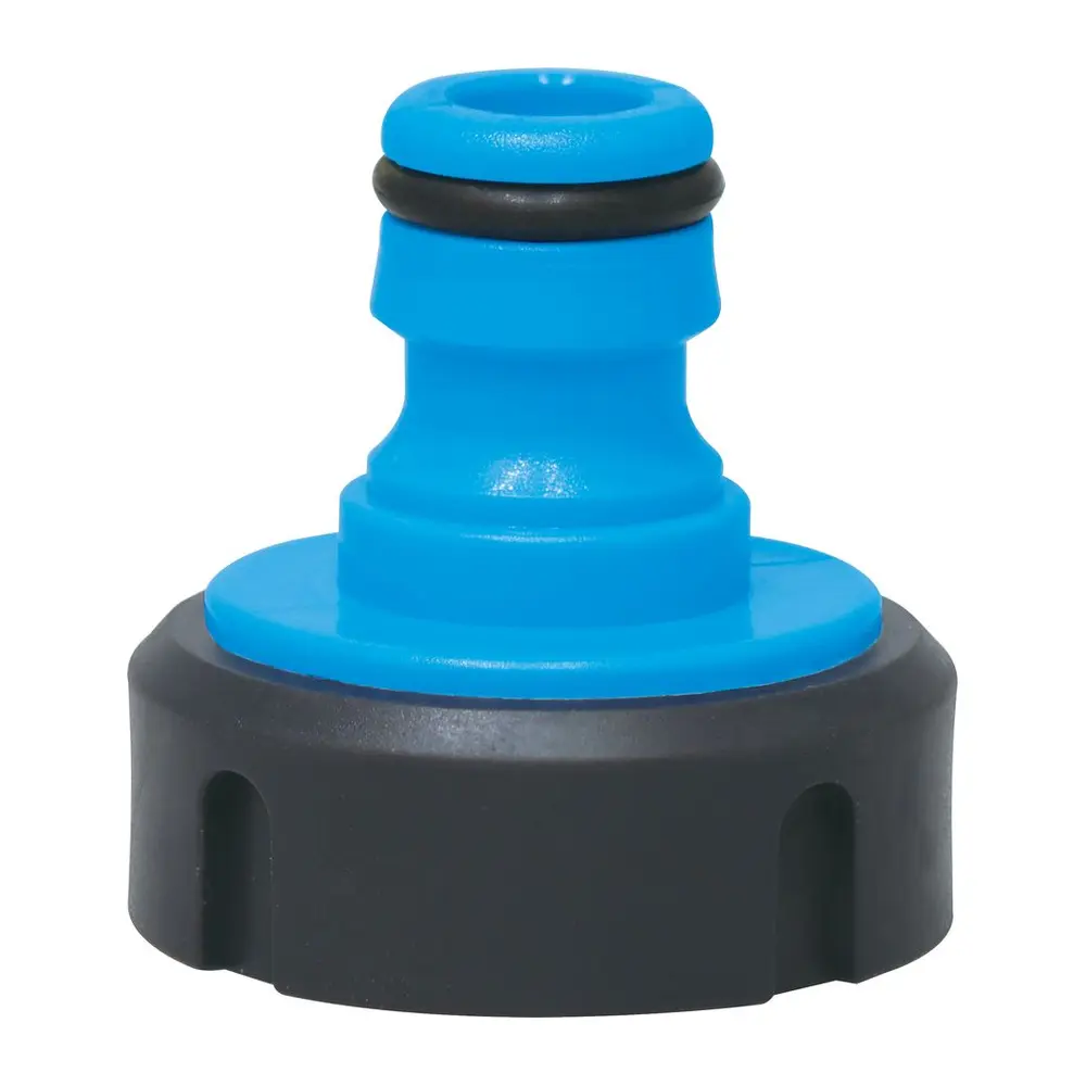 vysoko kvalitný adapter s moderným dizajnom a odolnou konštrukcious protišmykovým gumovým povrchom pre jednoduchú manipuláciuvnútorný závitpripájanie na koniec hadice