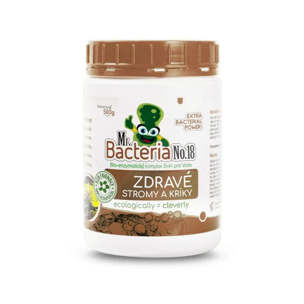 Bio-enzymatický komplex živín pre Vaše STROMY A KRÍKYZvýšenie výnosov úrody.Zlepšenie zdravia stromov a kríkov.Zosilnenie koreňov aj výhonov.Významné obmedzenie listových chorôb.Komplexný výrobok