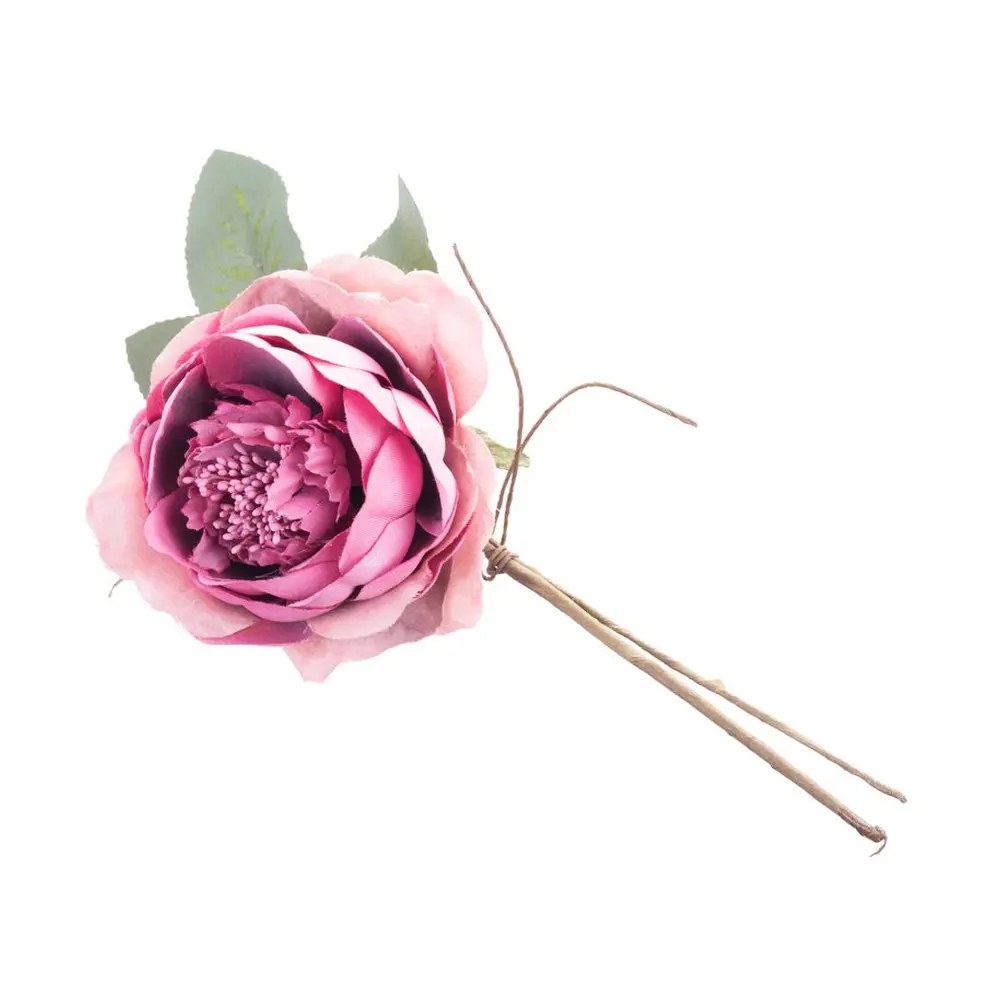 Dekorácia MagicHome rozvitá ruža so stonkou dotvorí čarokrásnu atmosféru vo vašom domove. Farba je tmavoružová. Veľkosť kvetu je 11 cm a dĺžka kvetu je 22 cm. Balenie obsahuje 6 kusov.