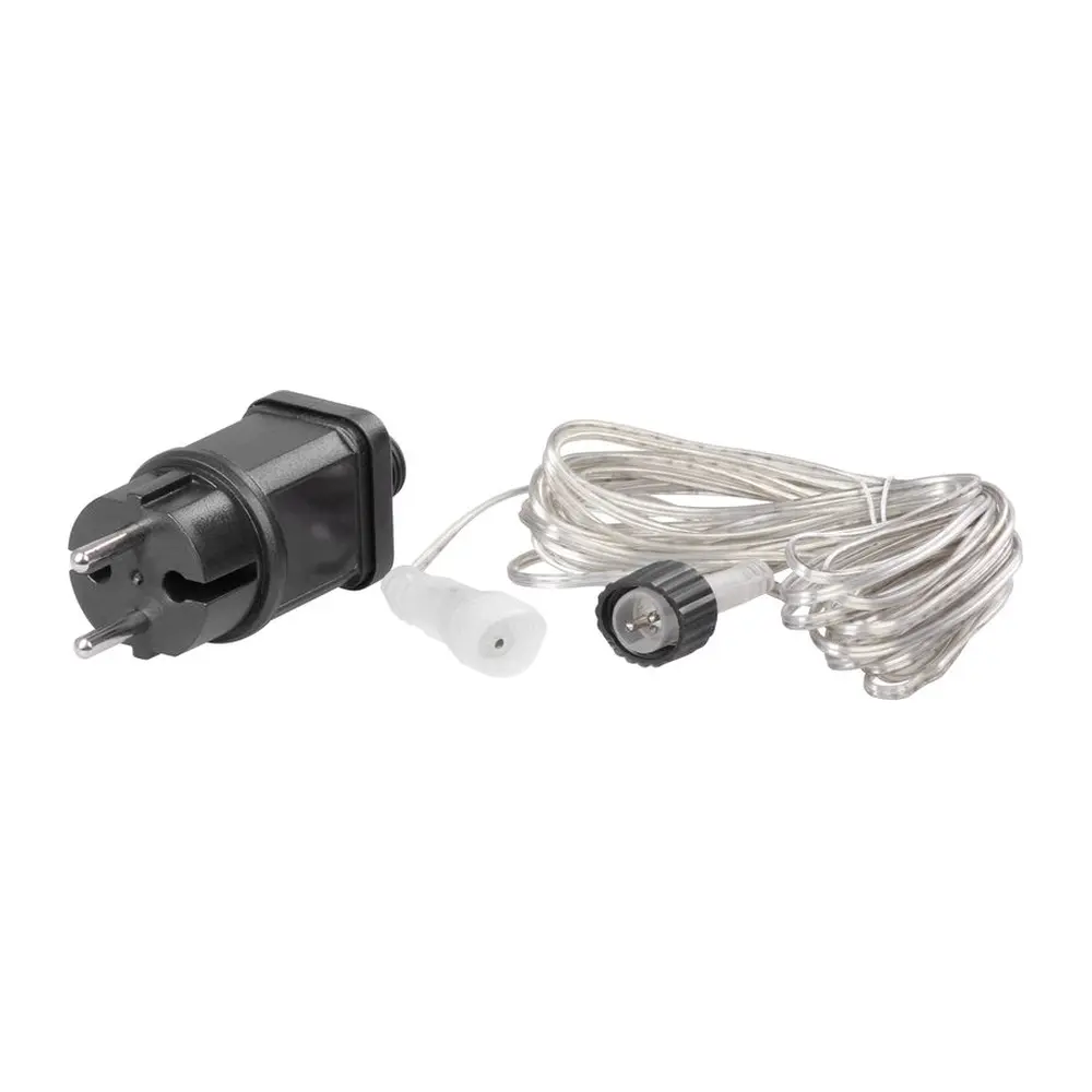 ICICLE CONNECT systém umožňuje zapojiť na 1 adaptér 2 svetelné reťazce rovnakého typu alebo prepojiť 2 rôzne reťazce ICICLE CONNECT. Vhodné iba na reťaz 8091132 !