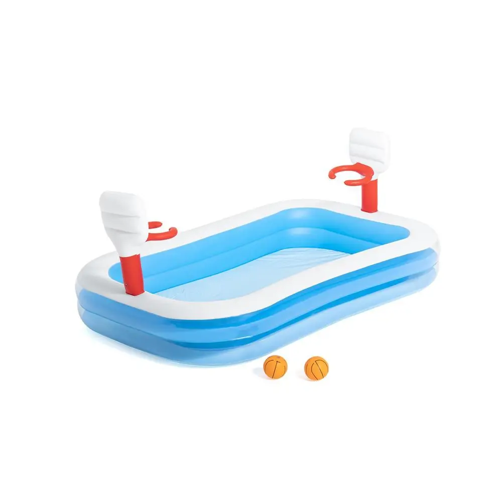 Nafukovací bazén Bestway® Basketball je určený hlavne pre malých basketbalistov vo veku 3 a viac rokov