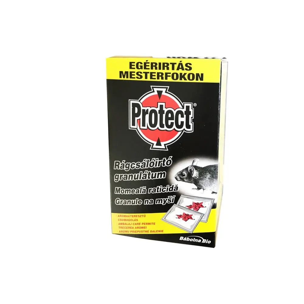 PROTECT® granule ponúkajú moderné a efektívne riešenie na rýchlu likvidáciu myší v domácnostiach aj podnikoch. Vďaka silnej aktívnej zložke