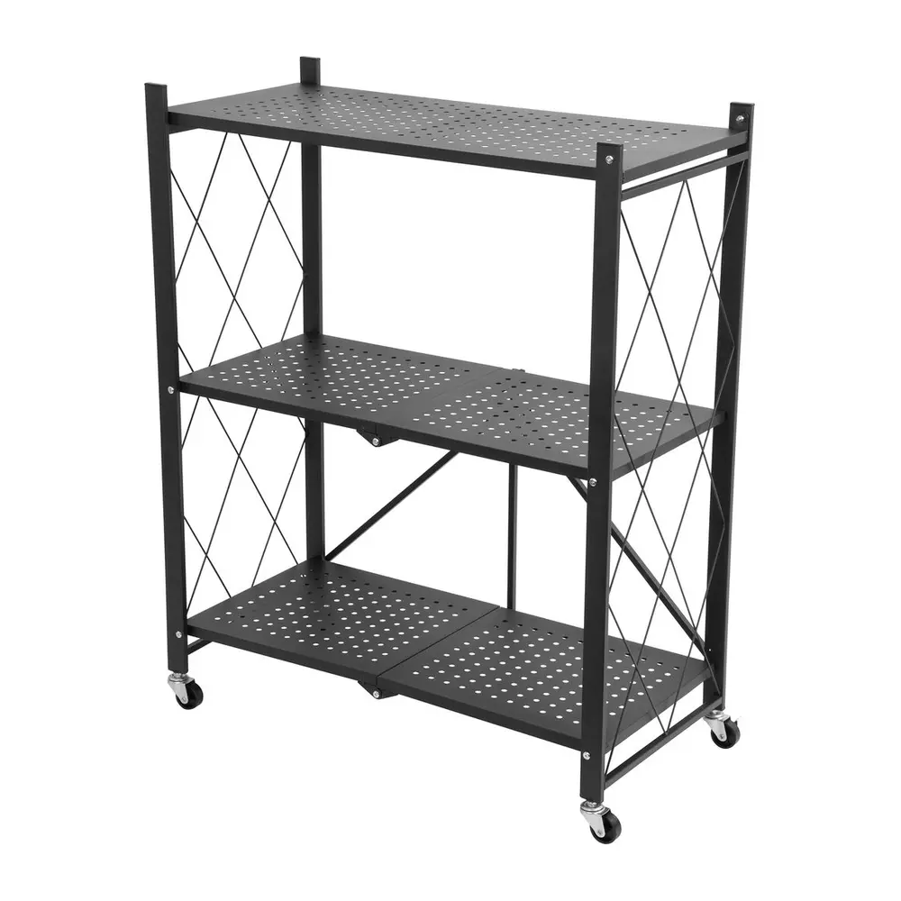 3-policový skladací a pojazdný regálMagicHome je praktický pomocník v domácnosti všade tam