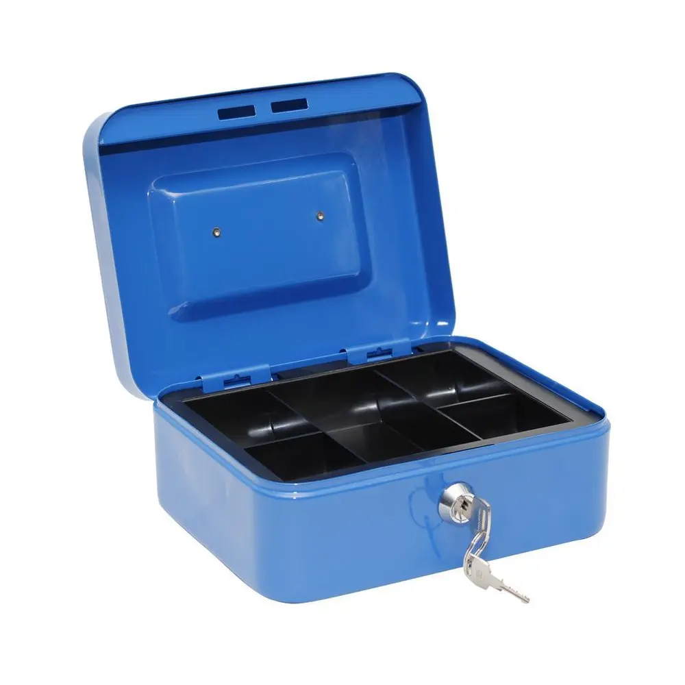 Skrinka CashBox s rozmermi 200x160x90 mm je ideálnym riešením na zabezpečenie a usporiadanie peňazí. S jej robustným dizajnom a zamykateľným mechanizmom poskytuje spoľahlivú ochranu pre vaše hotovostné prostriedky.
