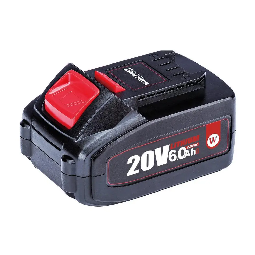 Náhradný akumulátor Worcraft CLB-20V-6.0 využijete pri poškodení akumulátora vášho Worcraft ShareSYS zariadenia. Akumulátor má napätie 20 V. S jeho vysokou kapacitou 6000 mAh dosahuje dlhú výdrž. Typ akumulátora je Li-ion