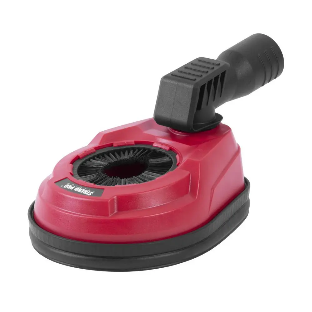 Odsávací kryt Strend Pro DDS5 na vŕtačku zabezpečí odvod prachu počas práce. Ku krytu je možné pripojiť hadicu vysávača.