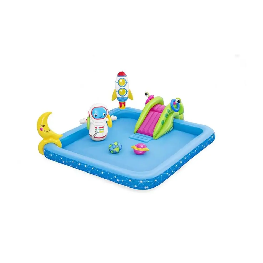 Kúpte sa v Bestway® Little Astronaut bazéne! Vhodné pre deti staršie ako 2 roky. Deti zažijú zábavné kúpanie s raketou